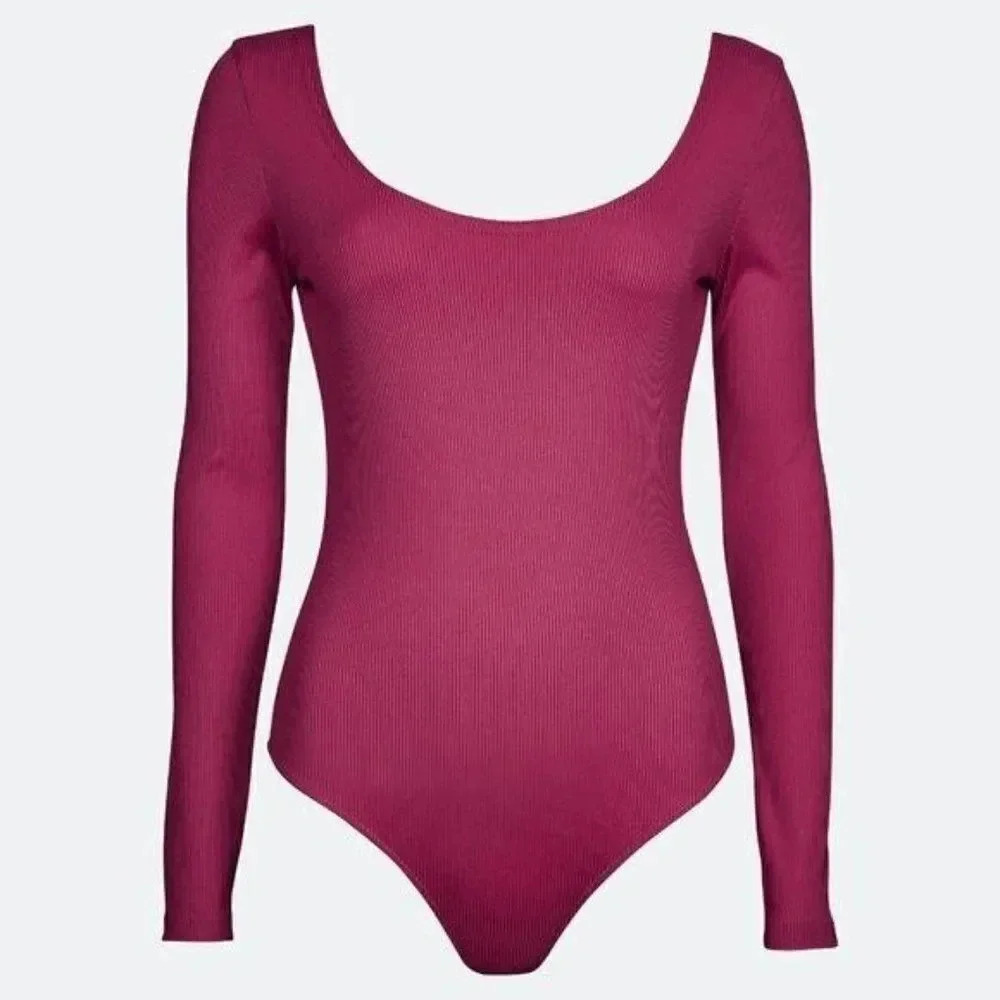Bik Bok Ribbed long sleeves Bodysuit